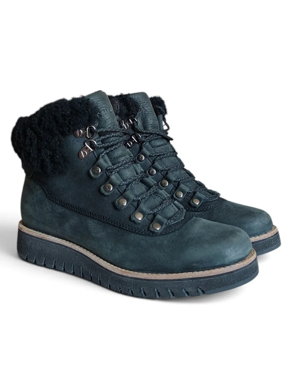 Cole Haan Women's Grandexplore Cozy Fleece Waterproof Hiker Boots Size 5B